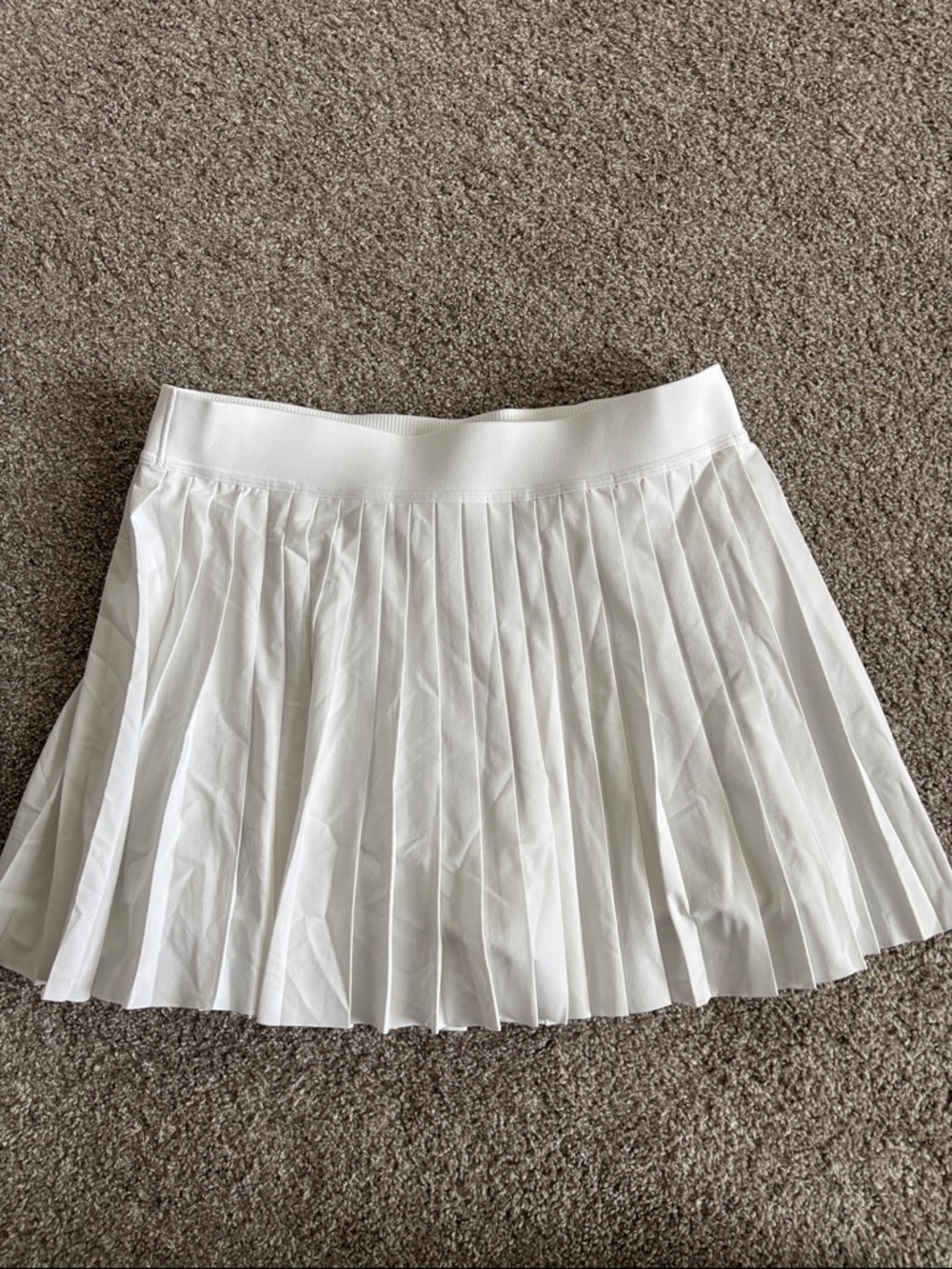 Athleta White Match Point Pleated Skort